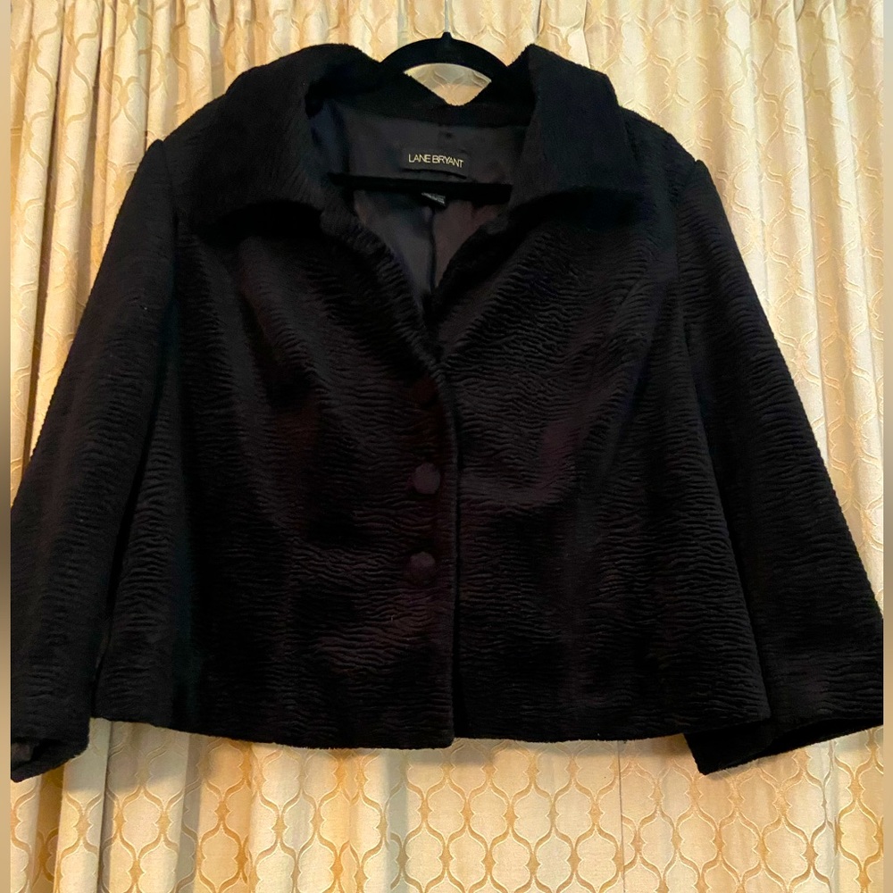Size 18 Faux Fur Cropped Jacket